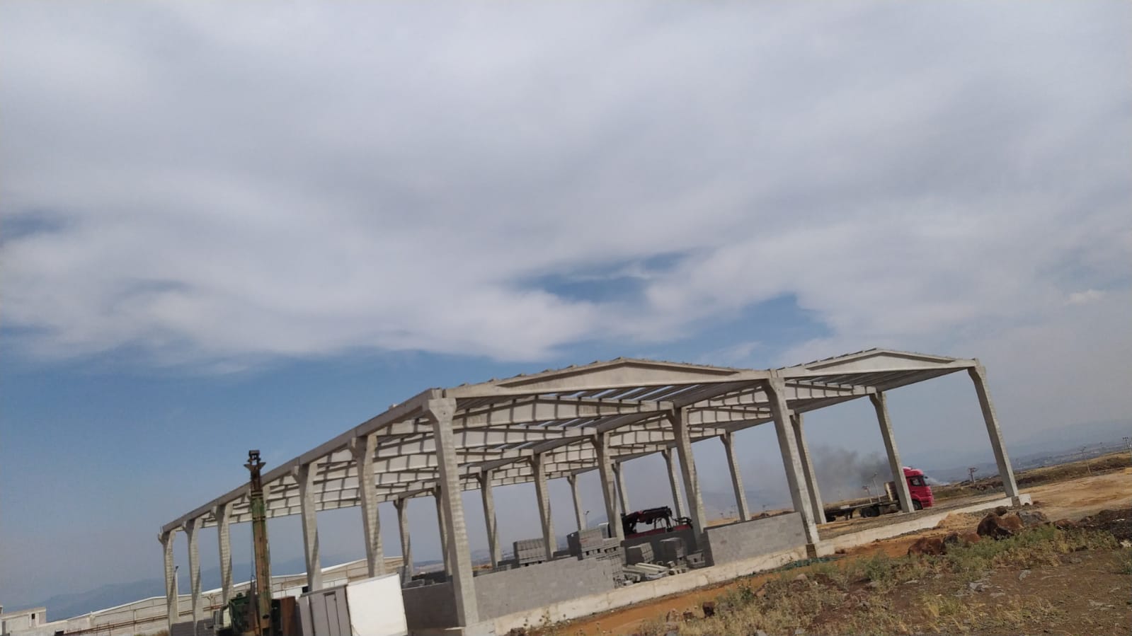 Islahiye Sanayi Yapısı — prefabrik betonarme karkas Osmaniye