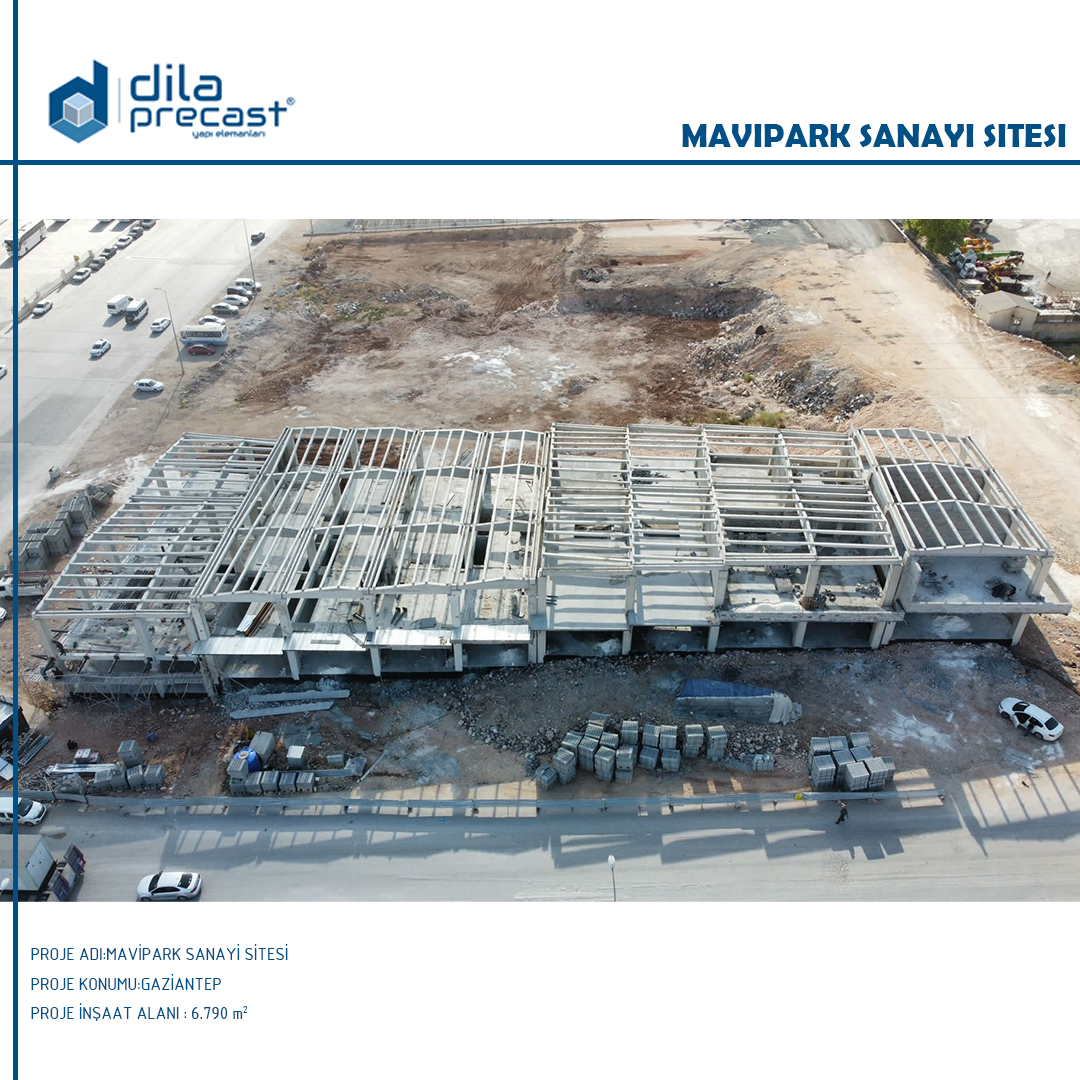 Mavipark sanayi sitesi cephe görünüm