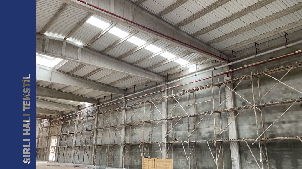 Şırlı Halı Tekstil Üretim Tesisi — prefabrik sanayi yapısı Gaziantep
